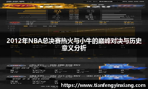 2012年NBA总决赛热火与小牛的巅峰对决与历史意义分析
