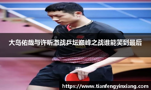 大岛佑哉与许昕激战乒坛巅峰之战谁能笑到最后